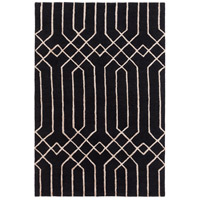 Surya SKL2019-576 Skyline 90 X 60 inch Black and Neutral Area Rug, Viscose and Wool thumb