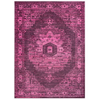 Surya SKR2319-5373 Silk Road 87 X 63 inch Bright Pink/Lilac/Coral/Black Rugs, Rectangle thumb