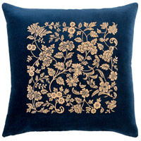 Surya SMI001-1818D Smithsonian 18 X 18 inch Navy and Butter Throw Pillow photo thumbnail