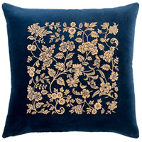 Surya SMI001-2020D Smithsonian 20 X 20 inch Navy and Butter Throw Pillow thumb