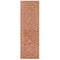 Surya SMI2156-268 Smithsonian 96 X 30 inch Red and Neutral Runner, Wool thumb