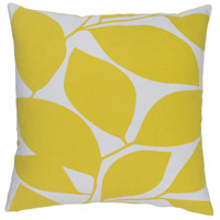 Surya SMS006-2020D Somerset 20 X 20 inch Bright Yellow and Ivory Throw Pillow thumb
