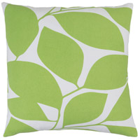 Surya SMS007-2222P Somerset 22 X 22 inch Lime and Ivory Throw Pillow thumb