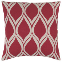 Surya SMS016-2020P Somerset 20 X 20 inch Dark Red and Ivory Throw Pillow sms016.jpg thumb