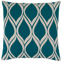 Surya SMS017-1818 Somerset 18 X 18 inch Blue and Off-White Pillow Cover photo thumbnail