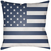 Surya SOL003-2020 Americana 20 X 20 inch Blue and White Outdoor Throw Pillow photo thumbnail