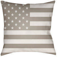 Surya SOL004-2020 Americana 20 X 20 inch Beige and White Outdoor Throw Pillow photo thumbnail