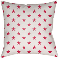 Surya SOL007-1818 Americana II 18 X 18 inch Red and White Outdoor Throw Pillow photo thumbnail