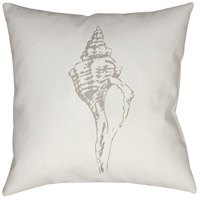 Surya SOL020-2020 Shells 20 X 20 inch Beige and White Outdoor Throw Pillow photo thumbnail