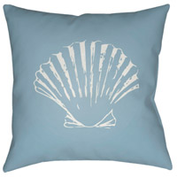 Surya SOL029-2020 Shells II 20 X 20 inch Blue and White Outdoor Throw Pillow alternative photo thumbnail