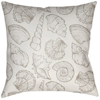 Surya SOL030-2020 Shells III 20 X 20 inch Beige and Neutral Outdoor Throw Pillow photo thumbnail