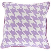 Surya SY036-2020 Houndstooth 20 inch Cream, Lilac, Bright Pink Pillow Cover thumb