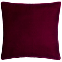 Surya VGM002-1818D Velvet Glam 18 inch Dark Purple Pillow Kit photo thumbnail