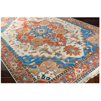 Surya ZEU8002-913 Zeus 156 X 108 inch Orange and Blue Area Rug, Wool and Cotton alternative photo thumbnail