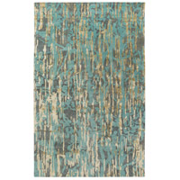 Surya ZPH3000-576 Zephyr 90 X 60 inch Blue and Blue Area Rug, Wool, Jute, and Viscose photo thumbnail