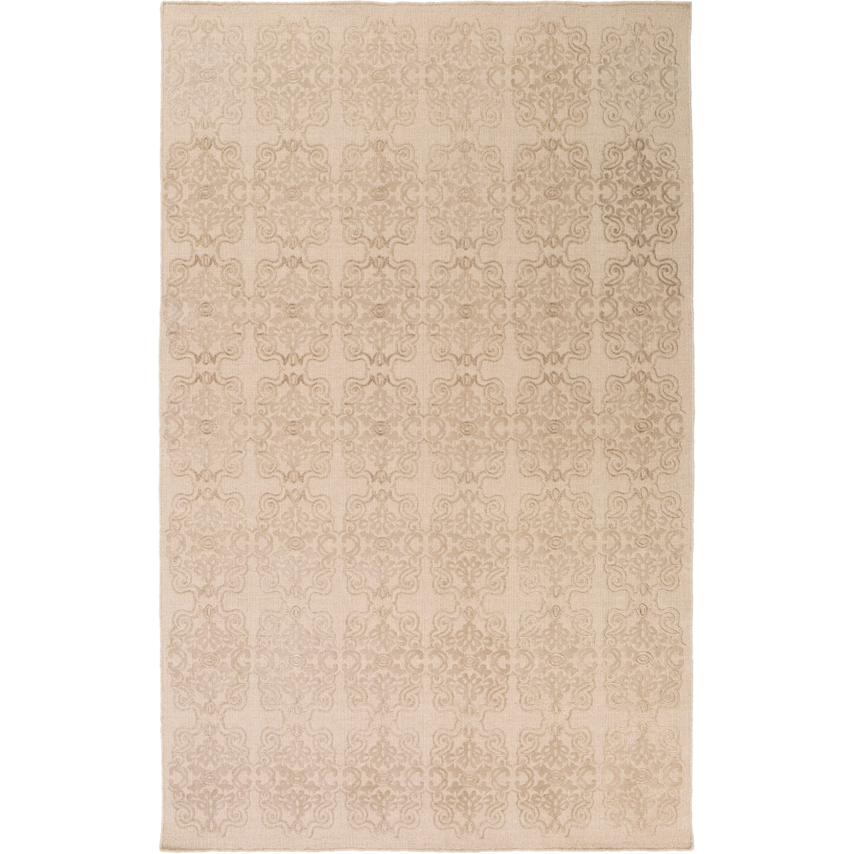 Surya ADE6002-84102 Adeline 120 X 96 inch Neutral and Neutral Area Rug, Wool, Viscose, and Cotton