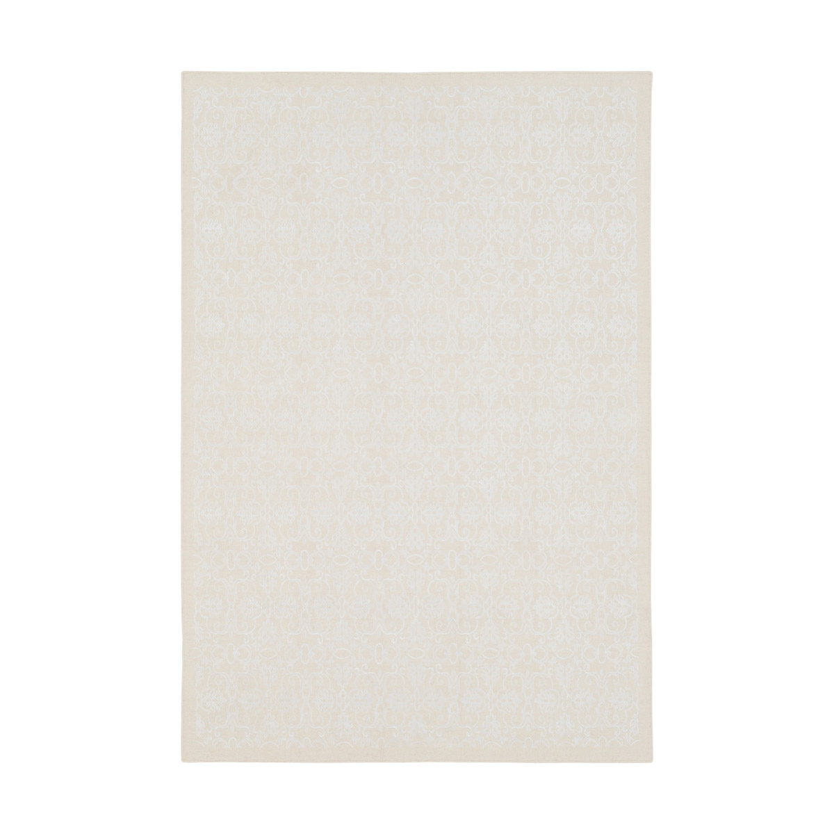 Surya ADE6006-5277 Adeline 91 X 62 inch Cream/White Rugs, Wool, Viscose, and Cotton