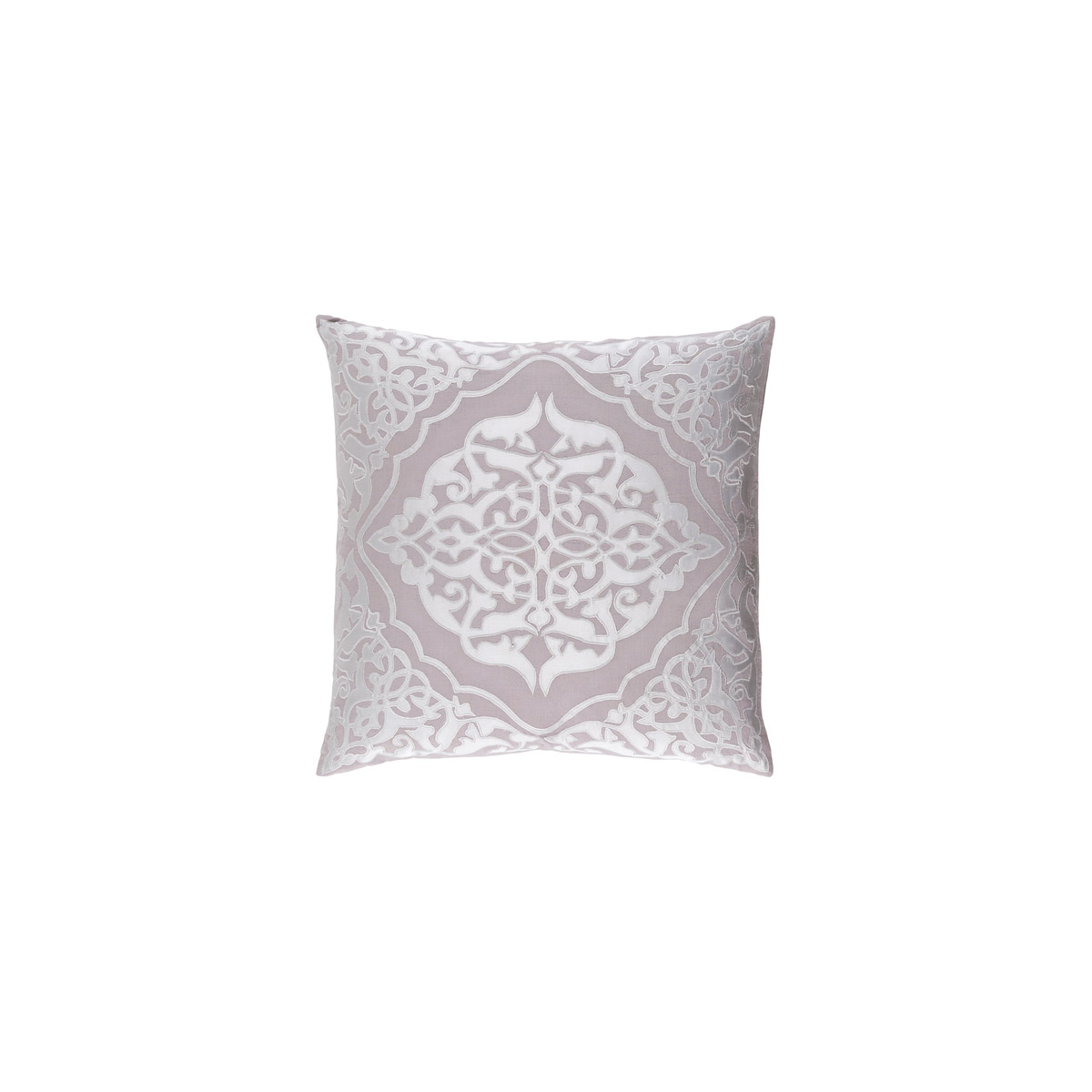 Surya ADI003-2020P Adelia 20 X 20 inch Medium Gray and Light Gray Throw Pillow