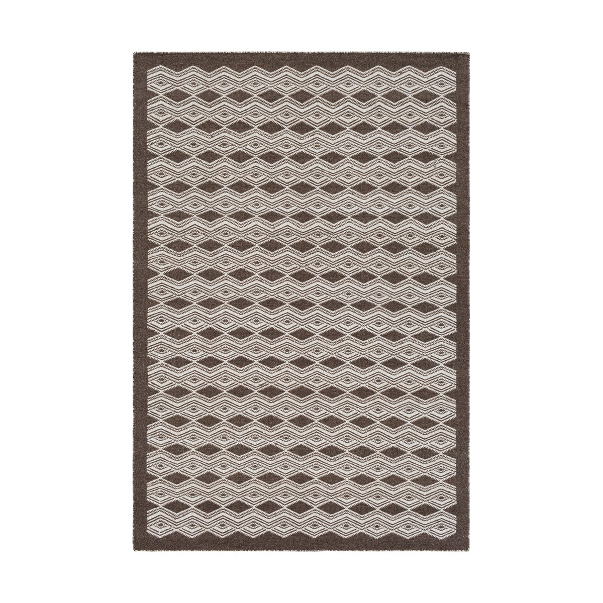 Surya AGO1004-576 Agostina 90 X 60 inch Brown and Neutral Area Rug, Wool and Cotton