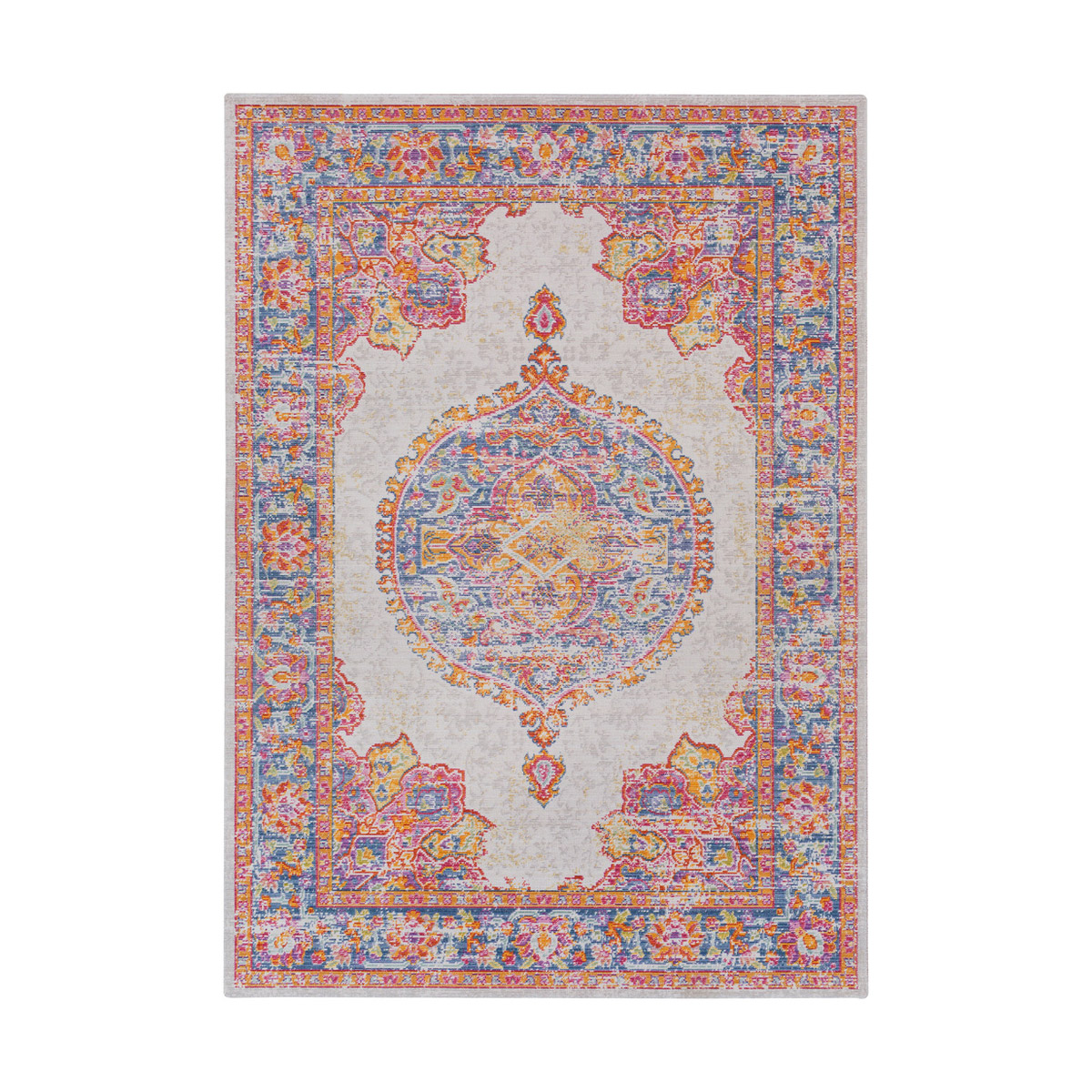 Surya AIC230823 Antioch 36 X 24 inch Bright Pink Indoor Area Rug