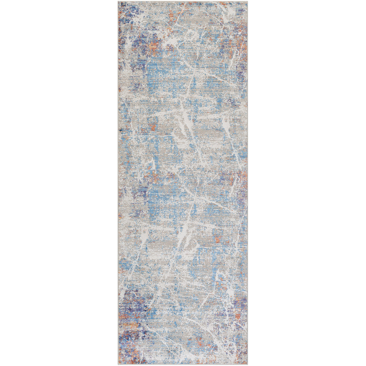 Surya AIS2311275 Aisha 60 X 31 inch Sky BlueDenimWhiteLight GrayViolet Rugs Rectangle