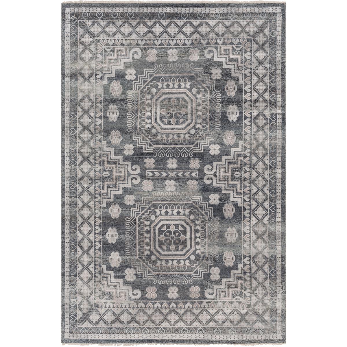 Surya ALM2300-1215 Almeria 180 X 144 inch Black Rug in 12 x 15, Rectangle