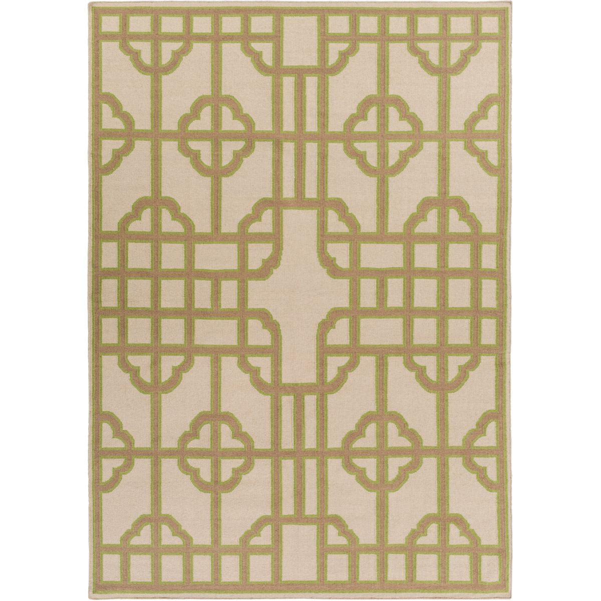 Surya AMD1079-811 Alameda 132 X 96 inch Camel, Lime, Light Gray Rug