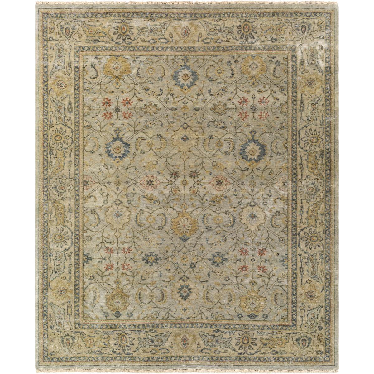 Surya ANY2300-69 Anatolia 108 X 72 inch Medium Green Rug in 6 X 9, Rectangle