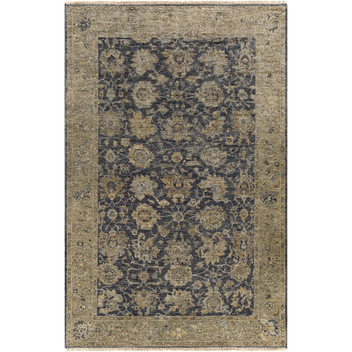 Surya ANY2304-1215 Anatolia 180 X 144 inch Black Rug in 12 x 15, Rectangle