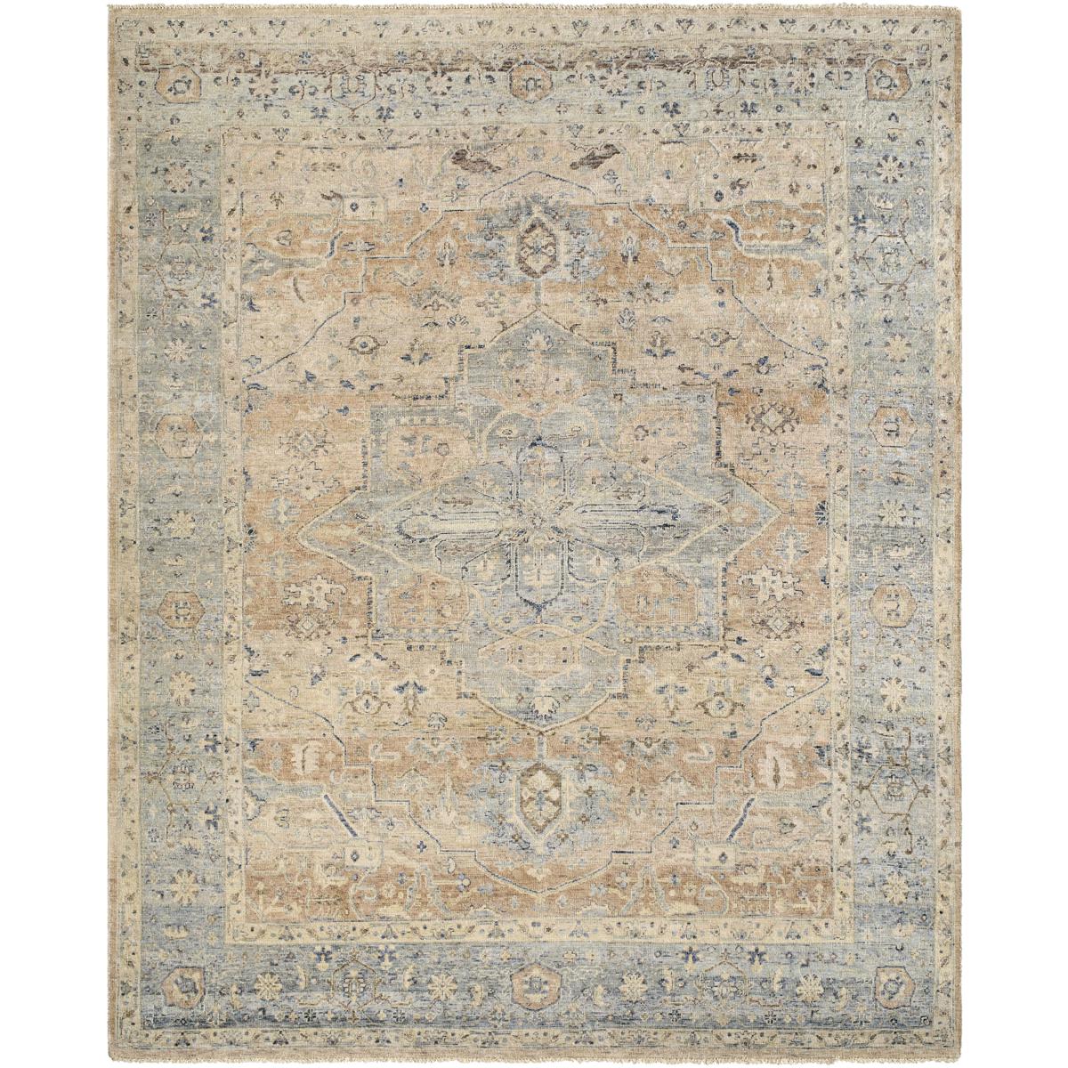 Surya ANY2310-1014 Anatolia 168 X 120 inch Slate Grey Taupe / Sage Handmade Rug in 10 x 14