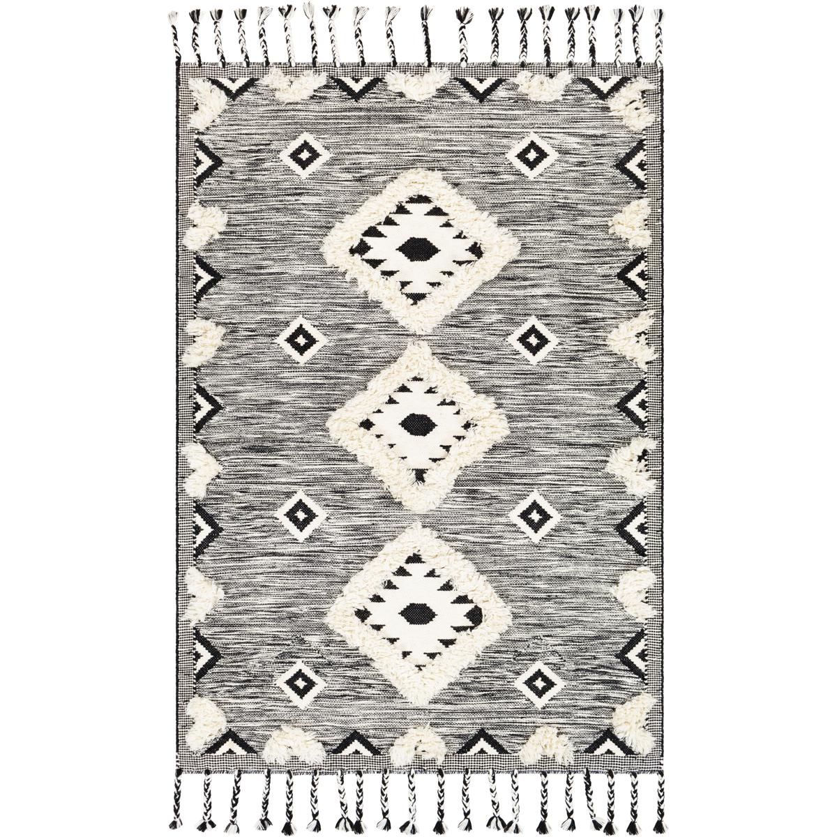 Surya APA2302-23 Apache 36 X 24 inch Black Rug in 2 x 3, Rectangle