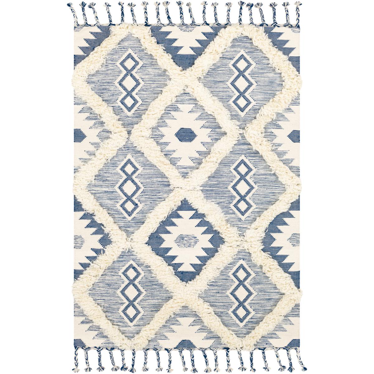Surya APA2304-810 Apache 120 X 96 inch Dark Blue/Ivory Handmade Rug in 8 x 10