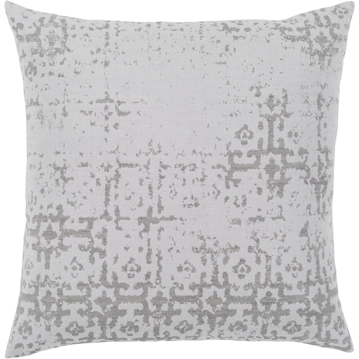 Surya Asr001 1818d Abstraction 18 X 18 Inch Light Gray Pillow Kit Square Ebay