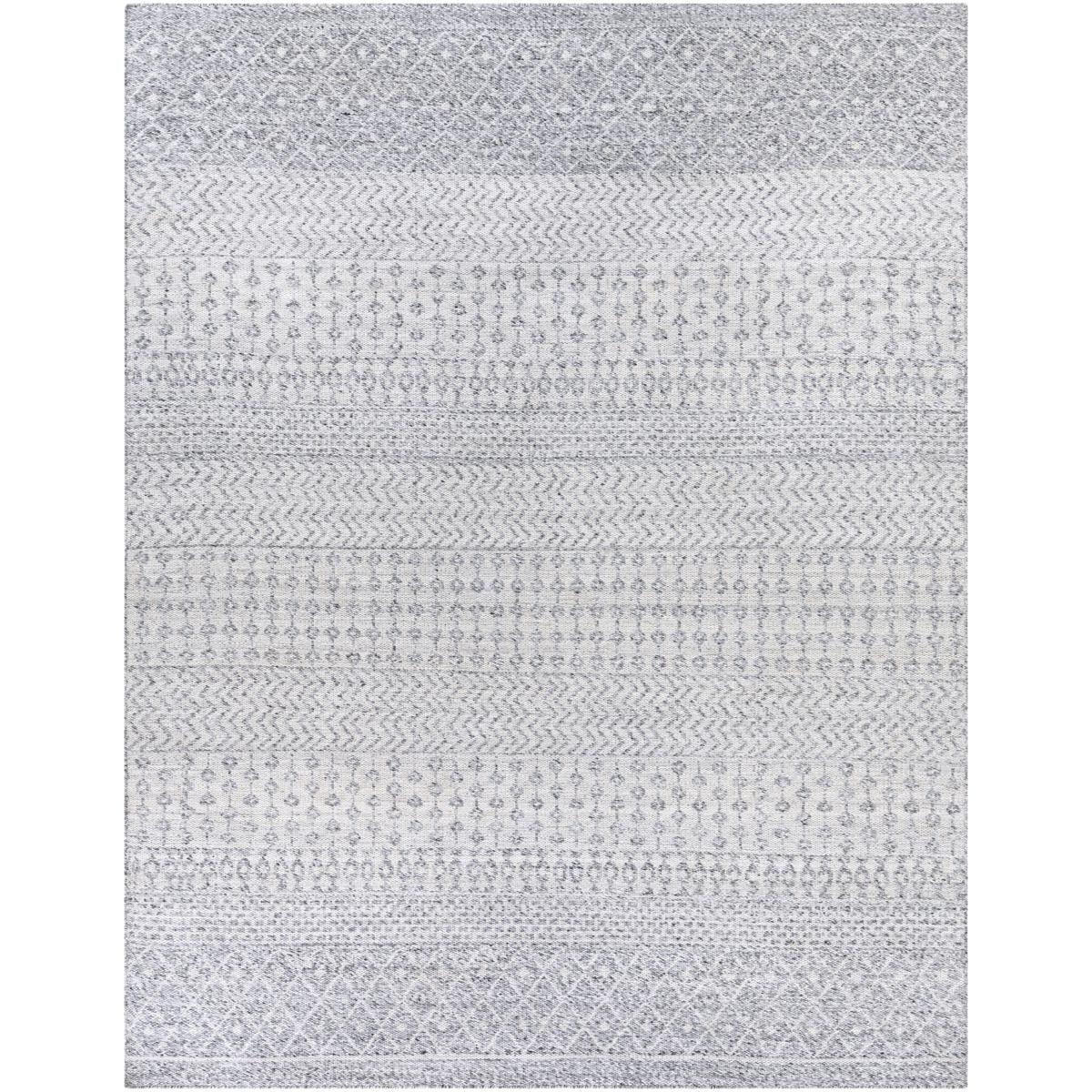 Surya AZA2303-810 Azalea 120 X 96 inch Slate/Off-White/Ink Blue Handmade Rug in 8 x 10, Rectangle