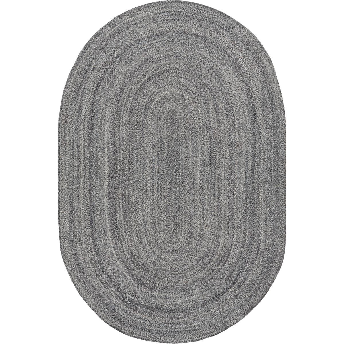 Surya AZA2320-69OV Azalea 108 X 72 inch Medium Gray Rug in 6 x 9 Oval, Oval