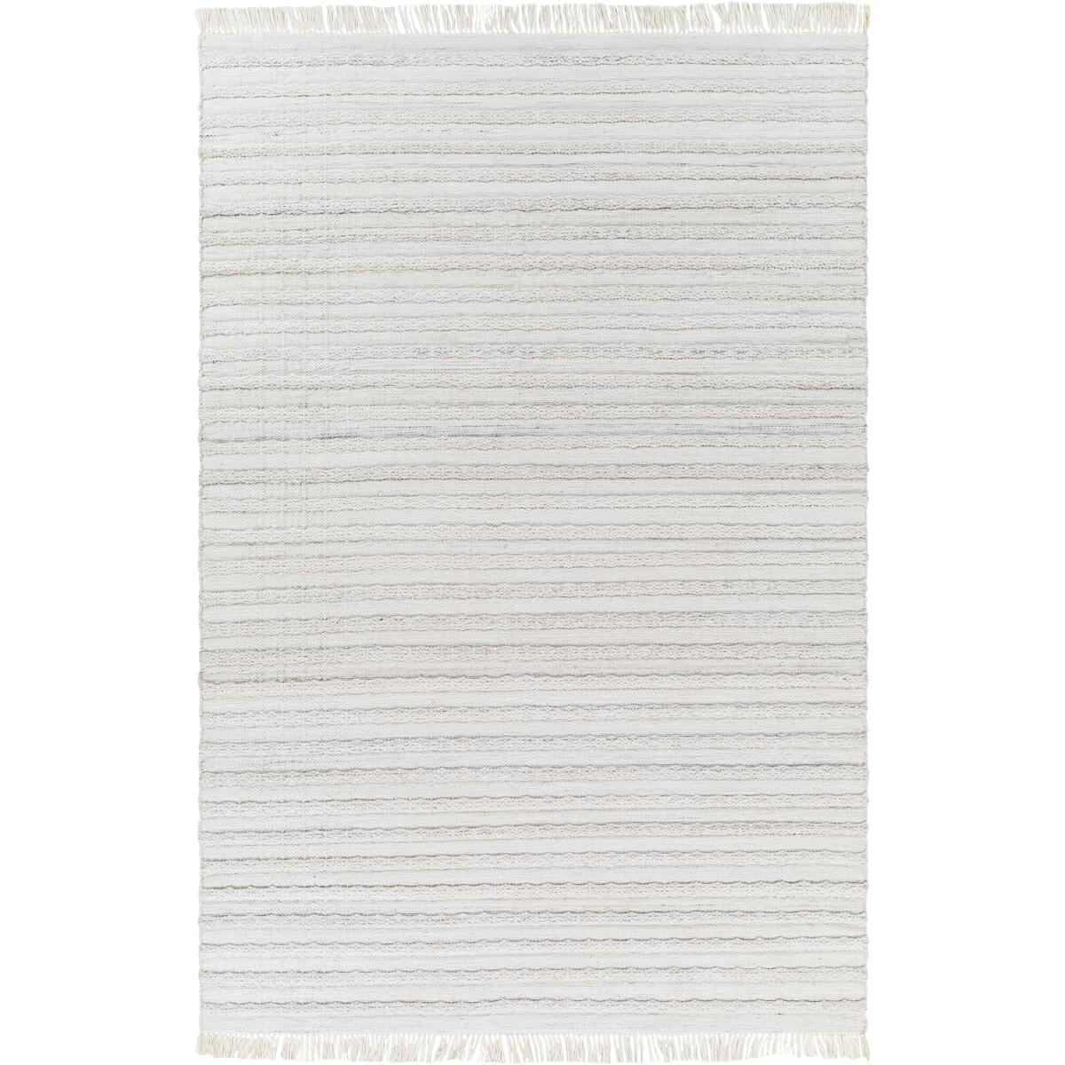 AZA2336-81012 8 ft. 10 in. x 12 ft. Azalea Collection AZA-2336 Rectangle Hand Woven Rug - Light Gray