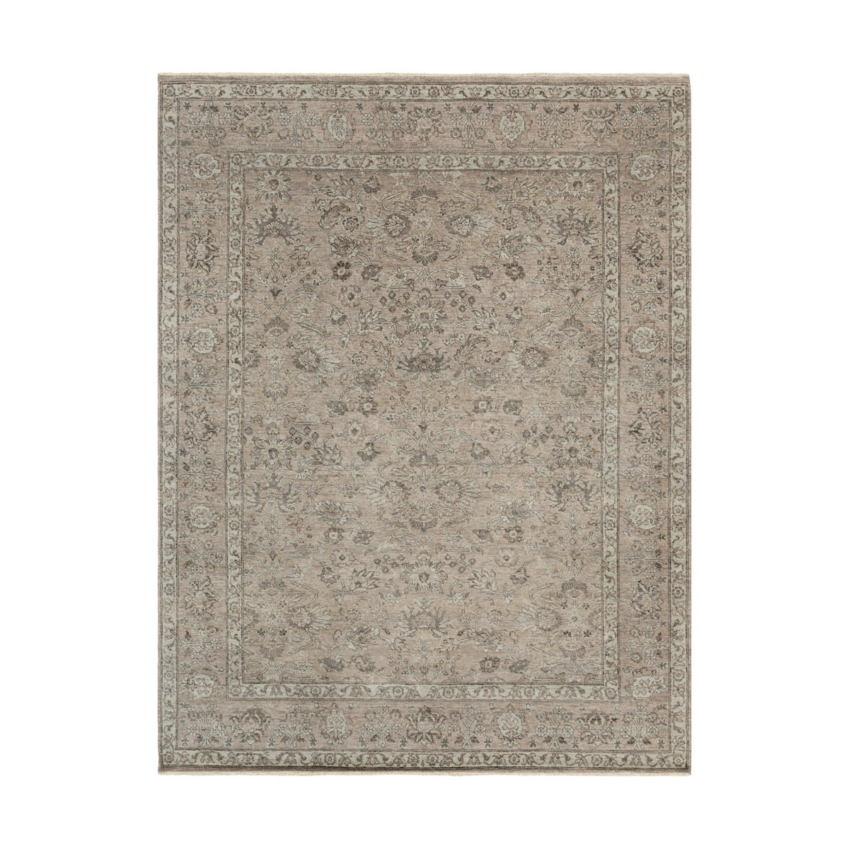 41ELIZABETH 42202-GG Sera 120 X 96 inch Gray and Gray Area Rug, Wool