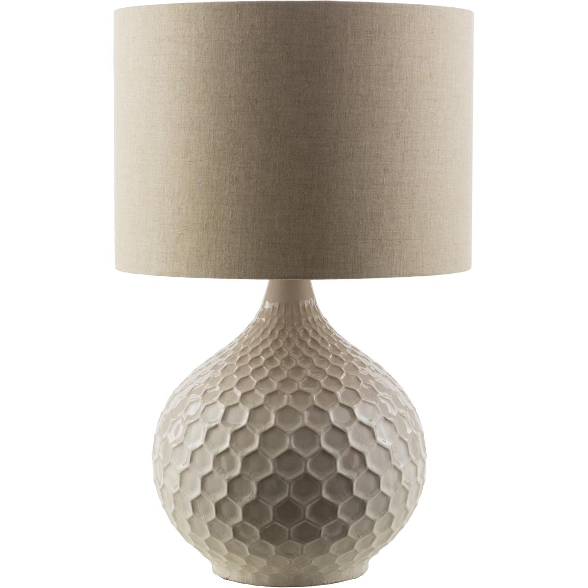 Spark & Spruce 20298-C Esparto 22.5 inch 100 watt Cream Table Lamp Portable Light