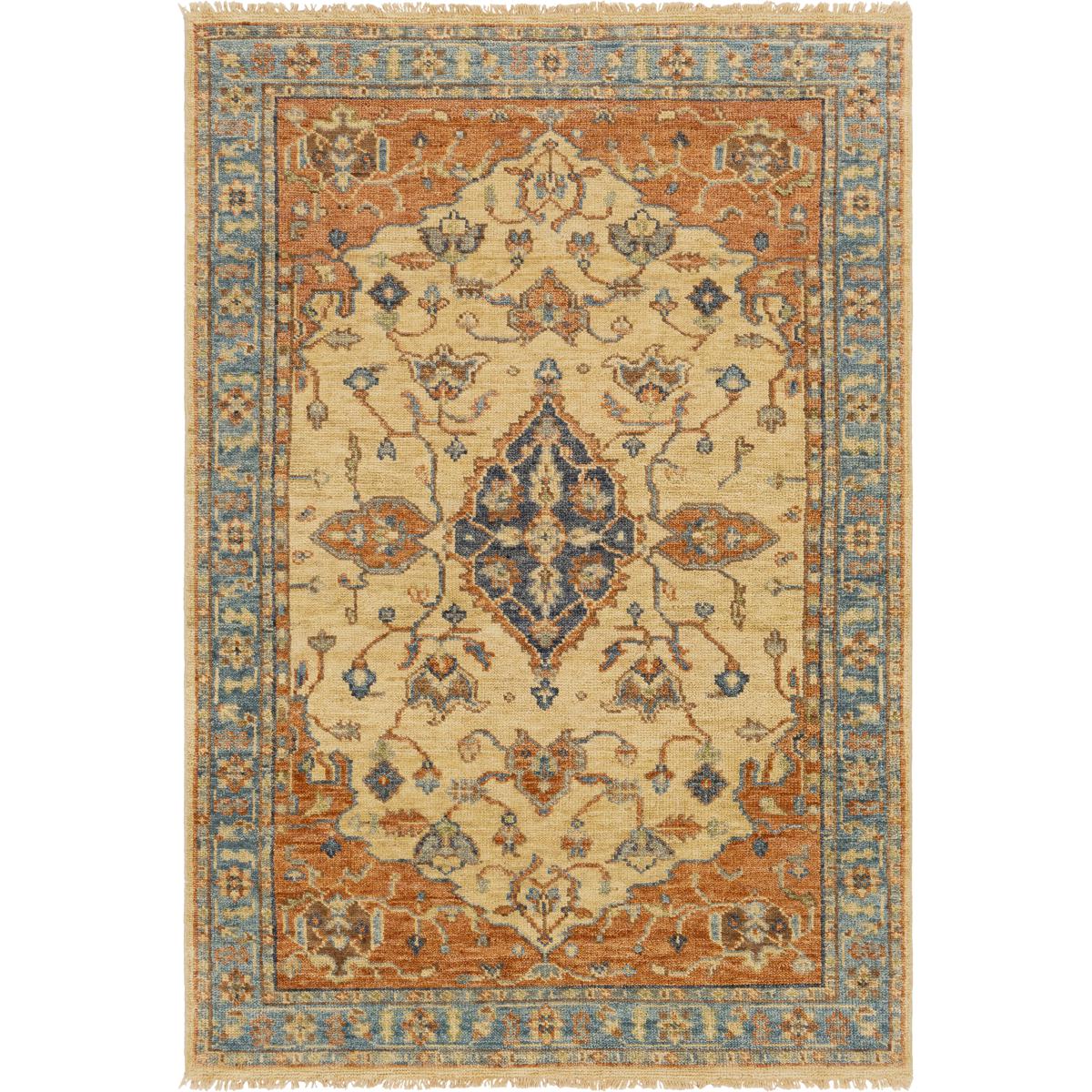 Surya BSY2300-23 Biscayne 36 X 24 inch Brick Red Rug in 2 x 3, Rectangle