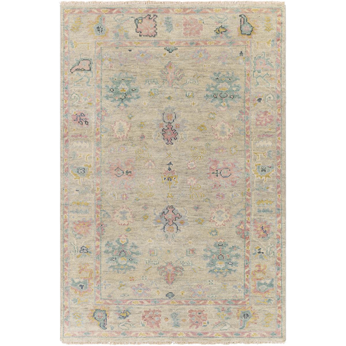 Surya BSY2306-1215 Biscayne 180 X 144 inch Dusty Pink Rug in 12 x 15, Rectangle