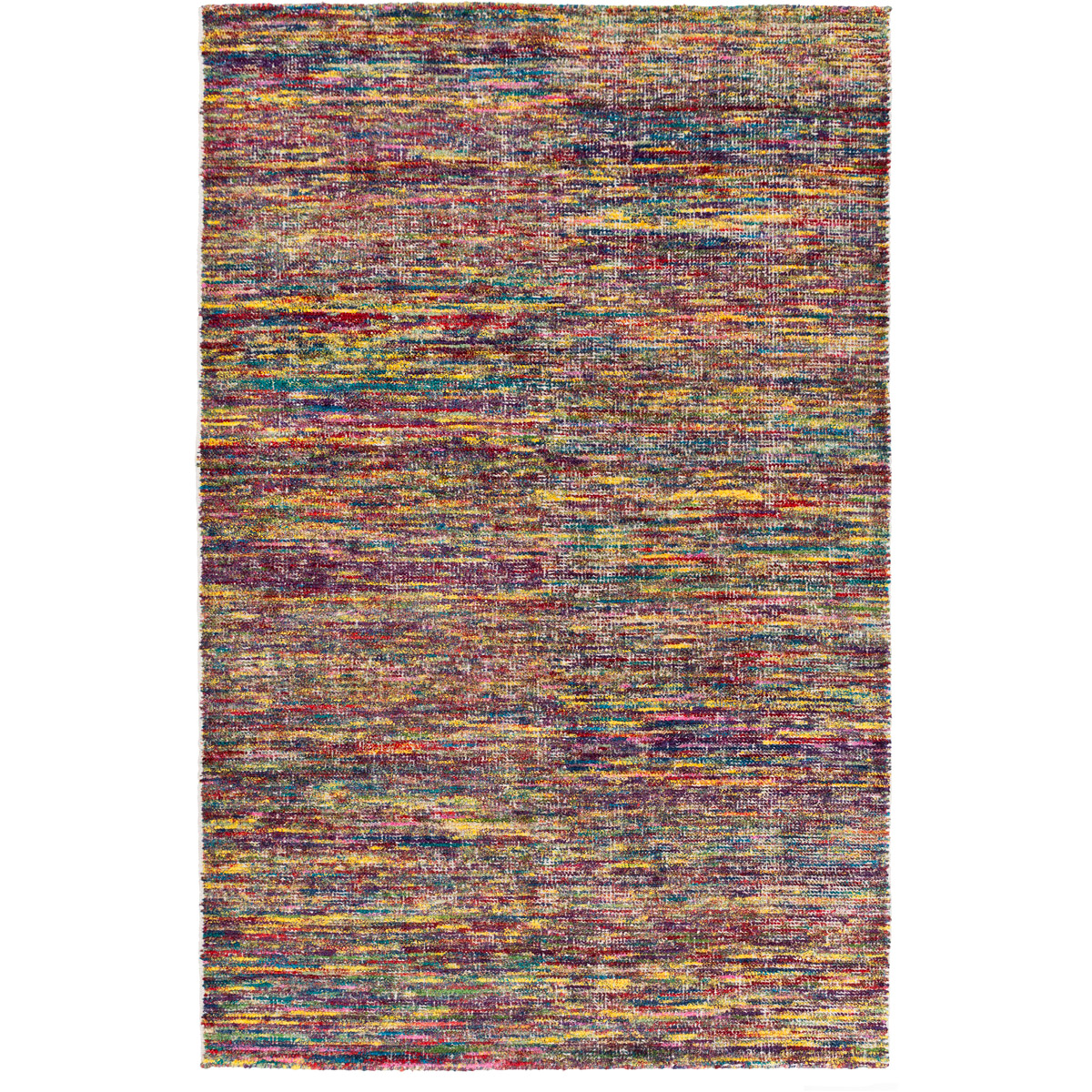 Surya BZR800123 Bazaar 36 X 24 inch Emerald Violet Bright Yellow Cherry Rug