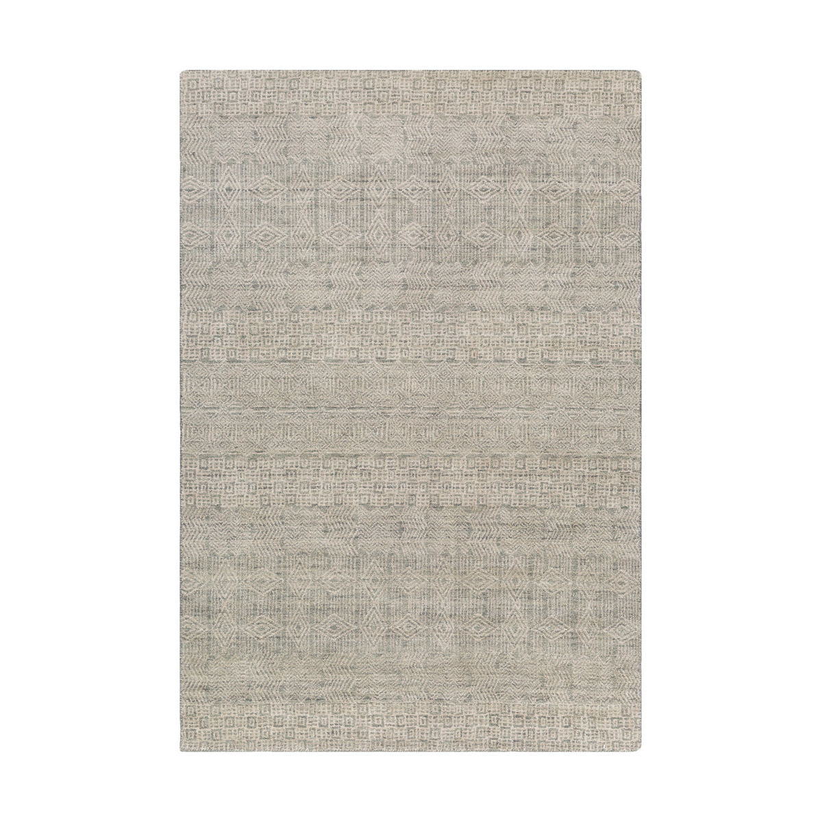 Surya CAU1003-23 Claude 36 X 24 inch Dark Green/Beige Rugs, Wool and Cotton