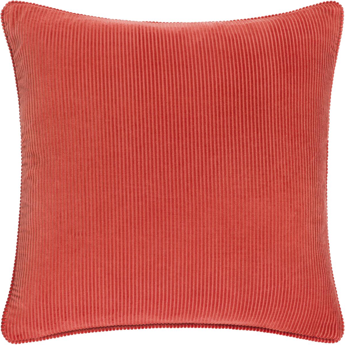 Surya CDR003-2020P Corduroy 20 inch Orange Pillow Kit in 20 x 20, Square