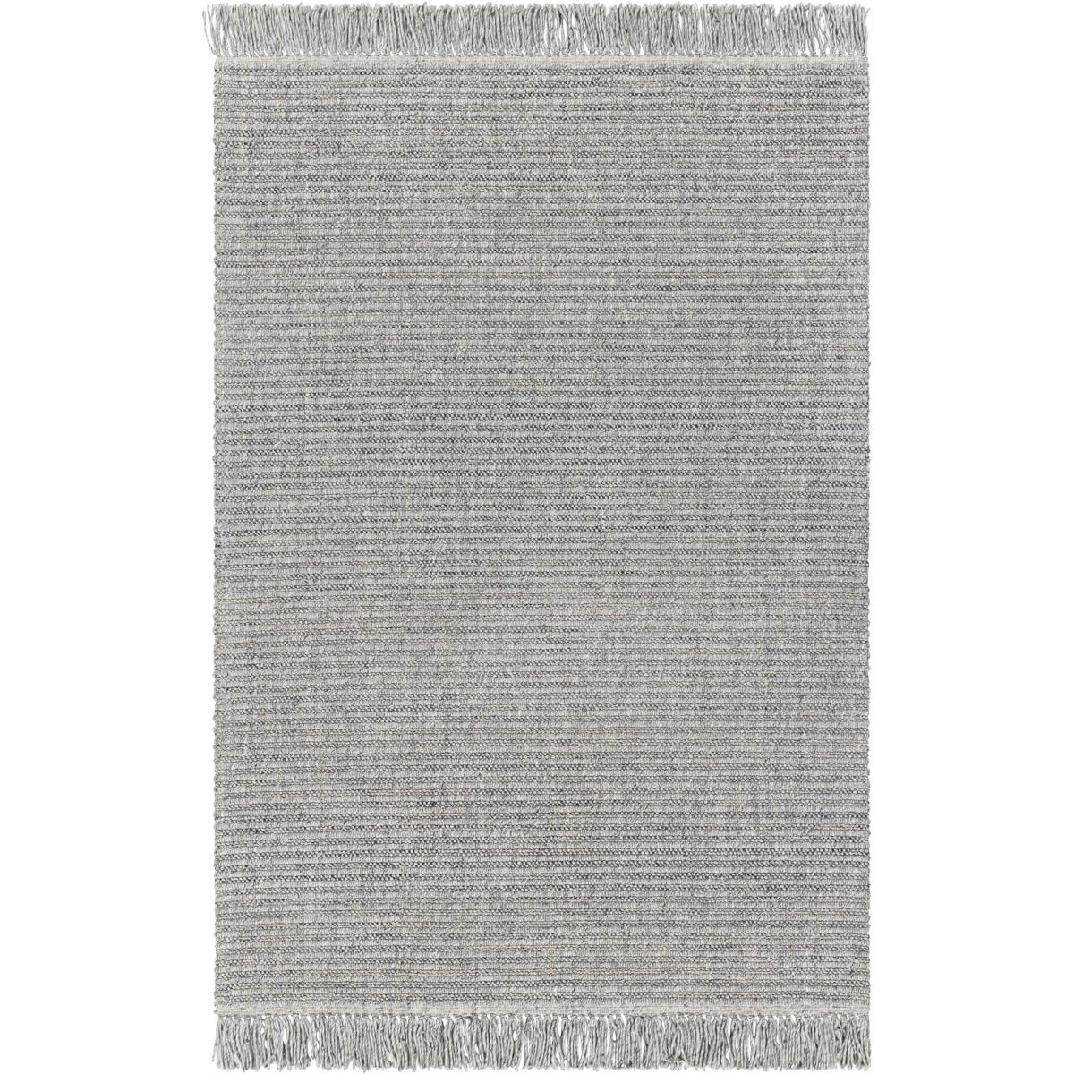 CEI2301-912 9 x 12 ft. Cecelia CEI-2301 Rectangle Hand Loomed Rugs - Light Gray, Medium Gray & Brown