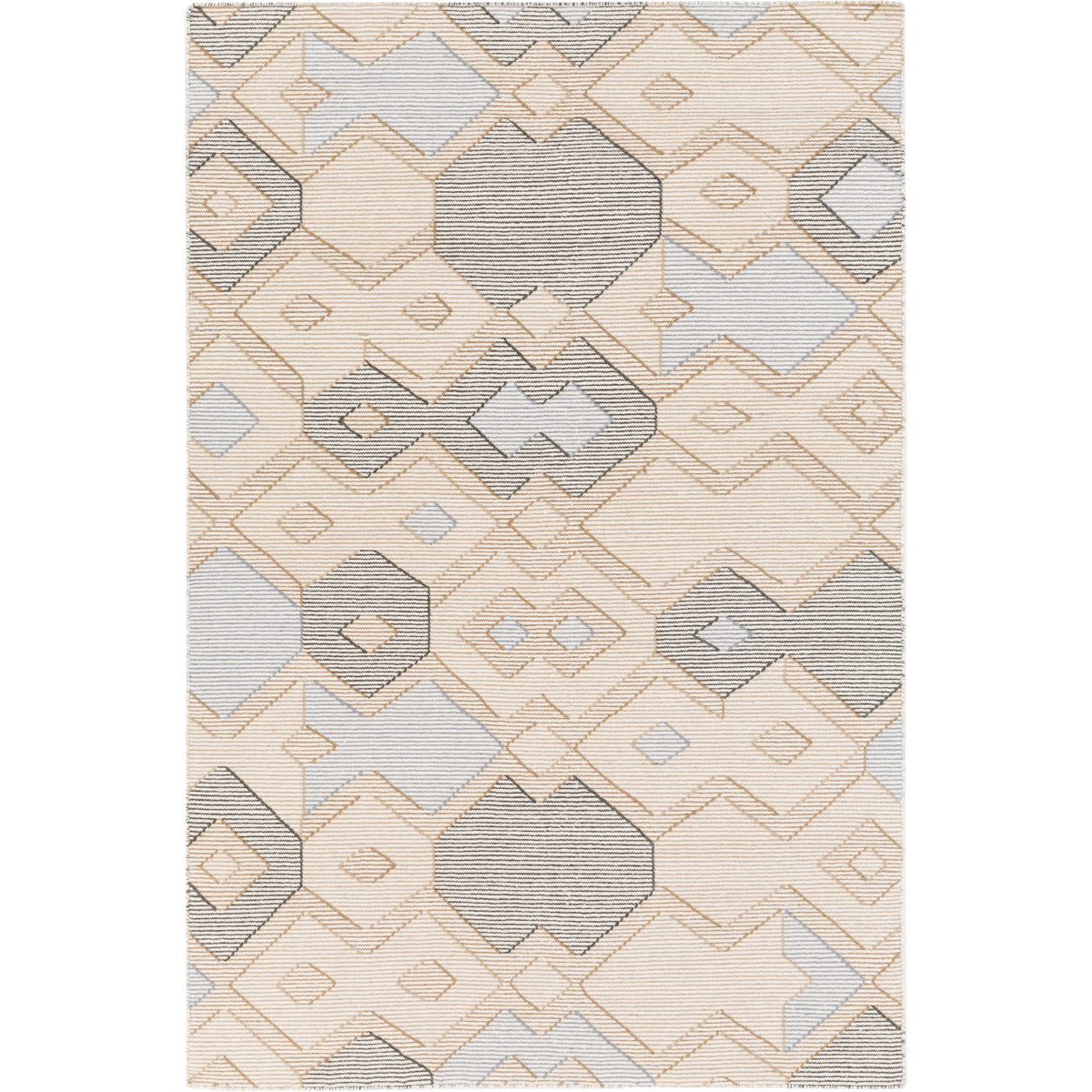 Surya CMR1004-23 Cameroon 36 X 24 inch Neutral and Neutral Area Rug, Wool and Cotton