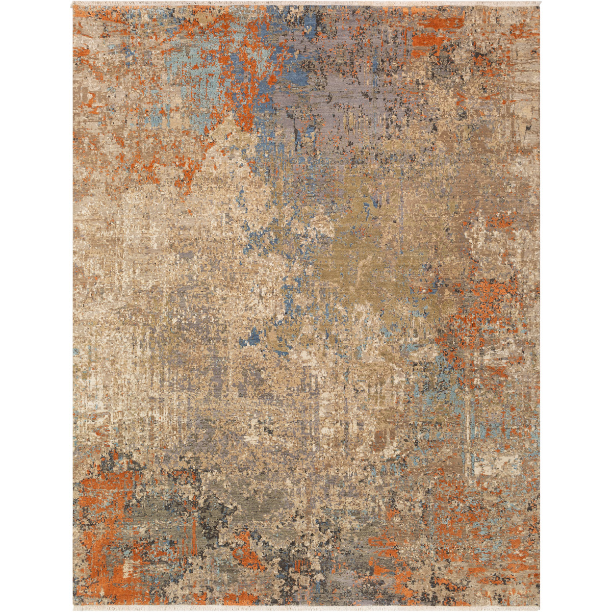 Decovio 10685-4 Kiryas 156 X 108 inch Olive Rug, Rectangle