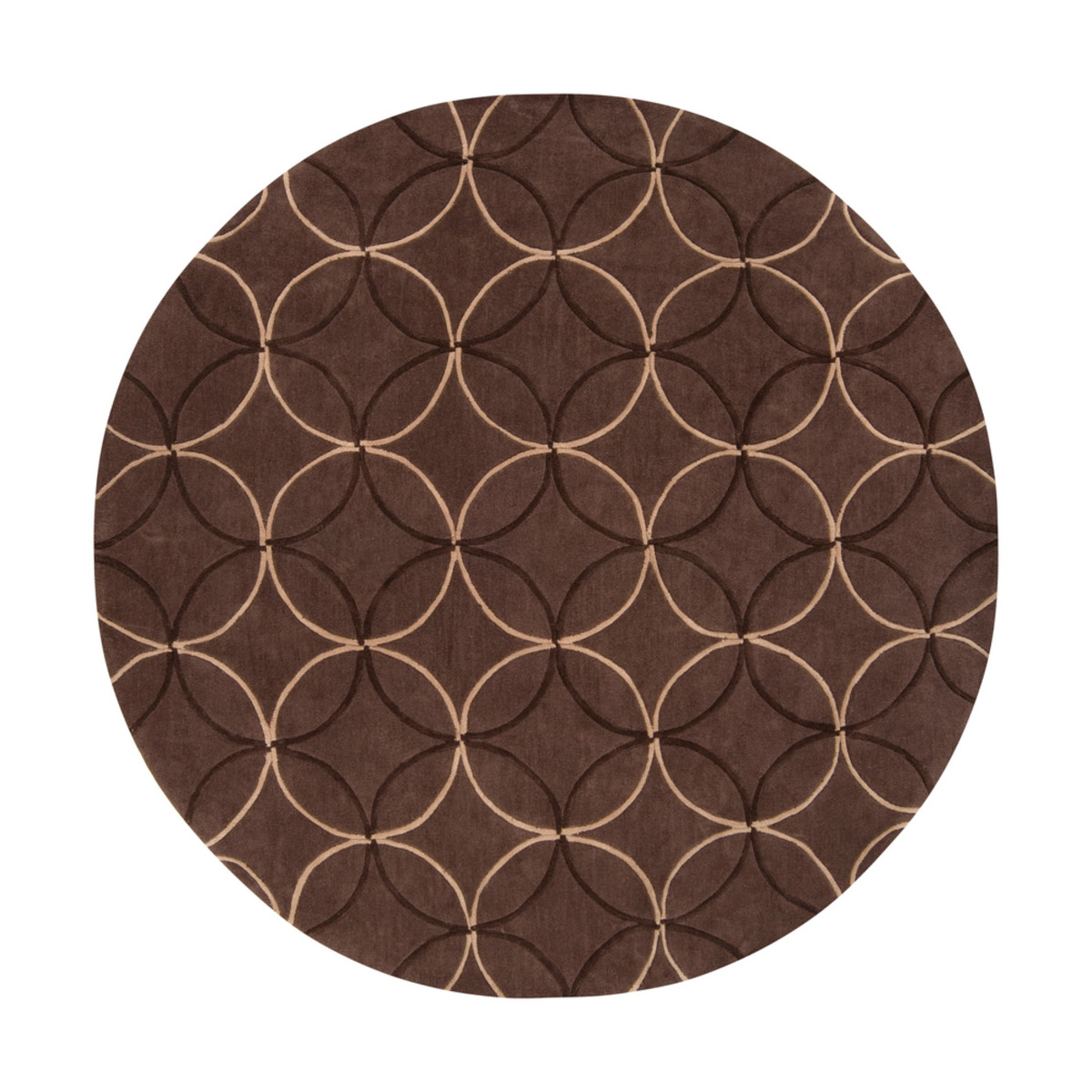 Surya COS8868-8RD Cosmopolitan 96 inch Brown and Brown Area Rug, Polyester