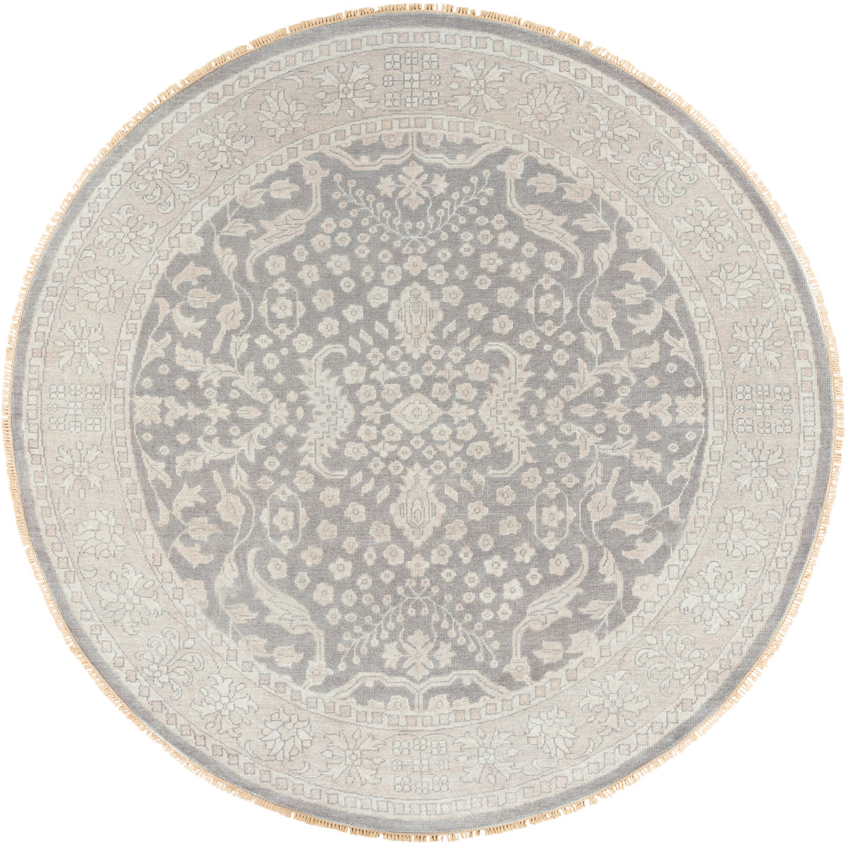 Surya CPP5007-10RD Cappadocia 120 X 120 inch Charcoal Rug in 10 Ft Round, Round