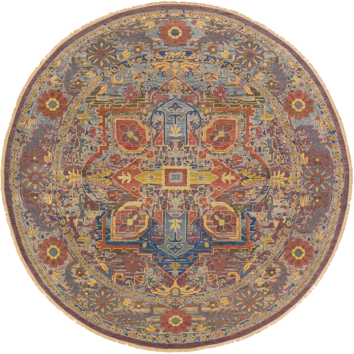 Surya CPP5022-10RD Cappadocia 120 X 120 inch Dusty Sage Rug in 10 Ft Round, Round