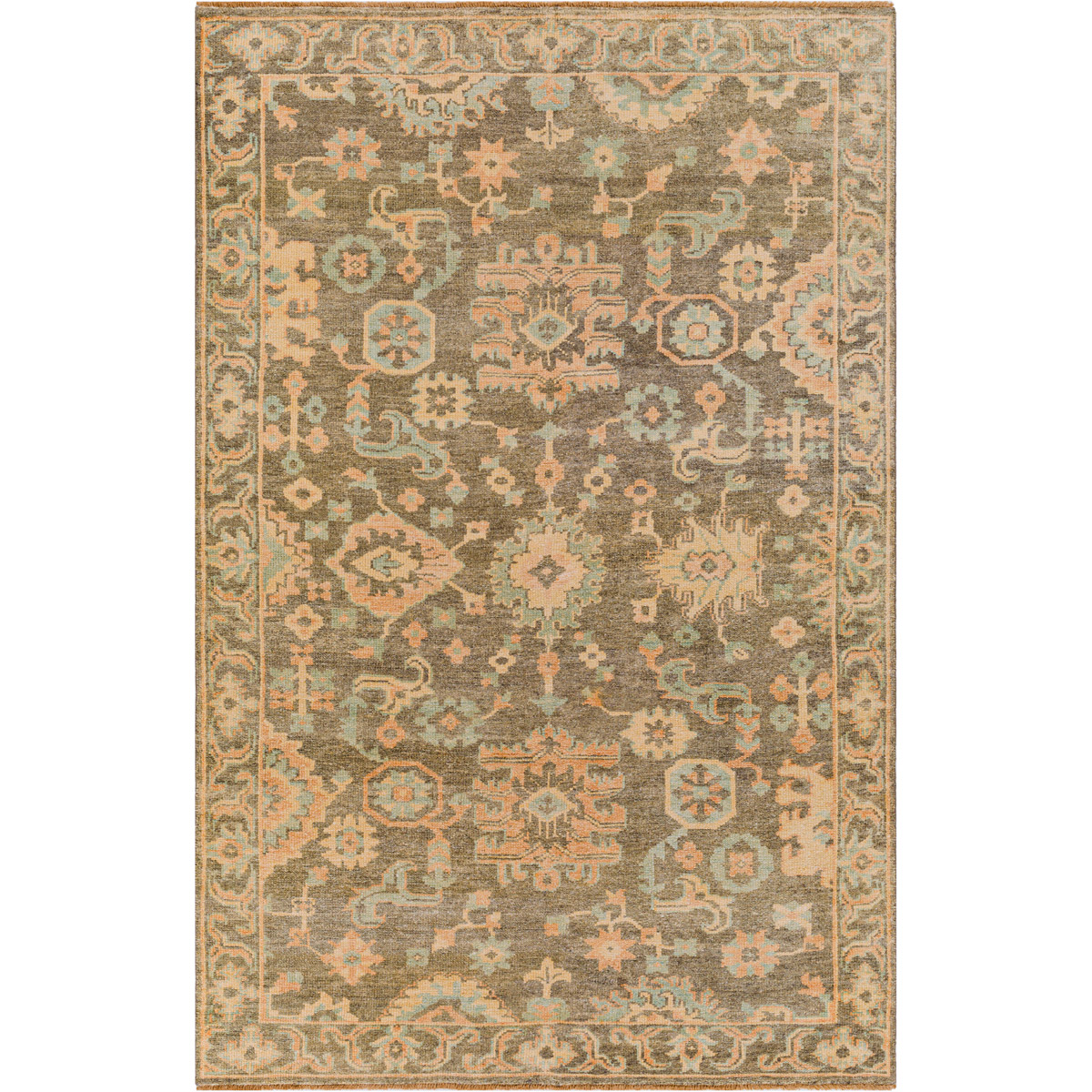 Surya CPP5032-913 Cappadocia 156 X 108 inch Burnt Orange Rug in 9 x 13, Rectangle